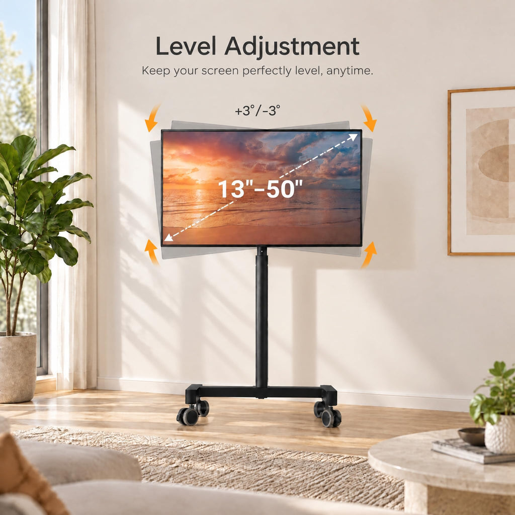 Rolling TV Stand for 13-50 inch TVs E7731