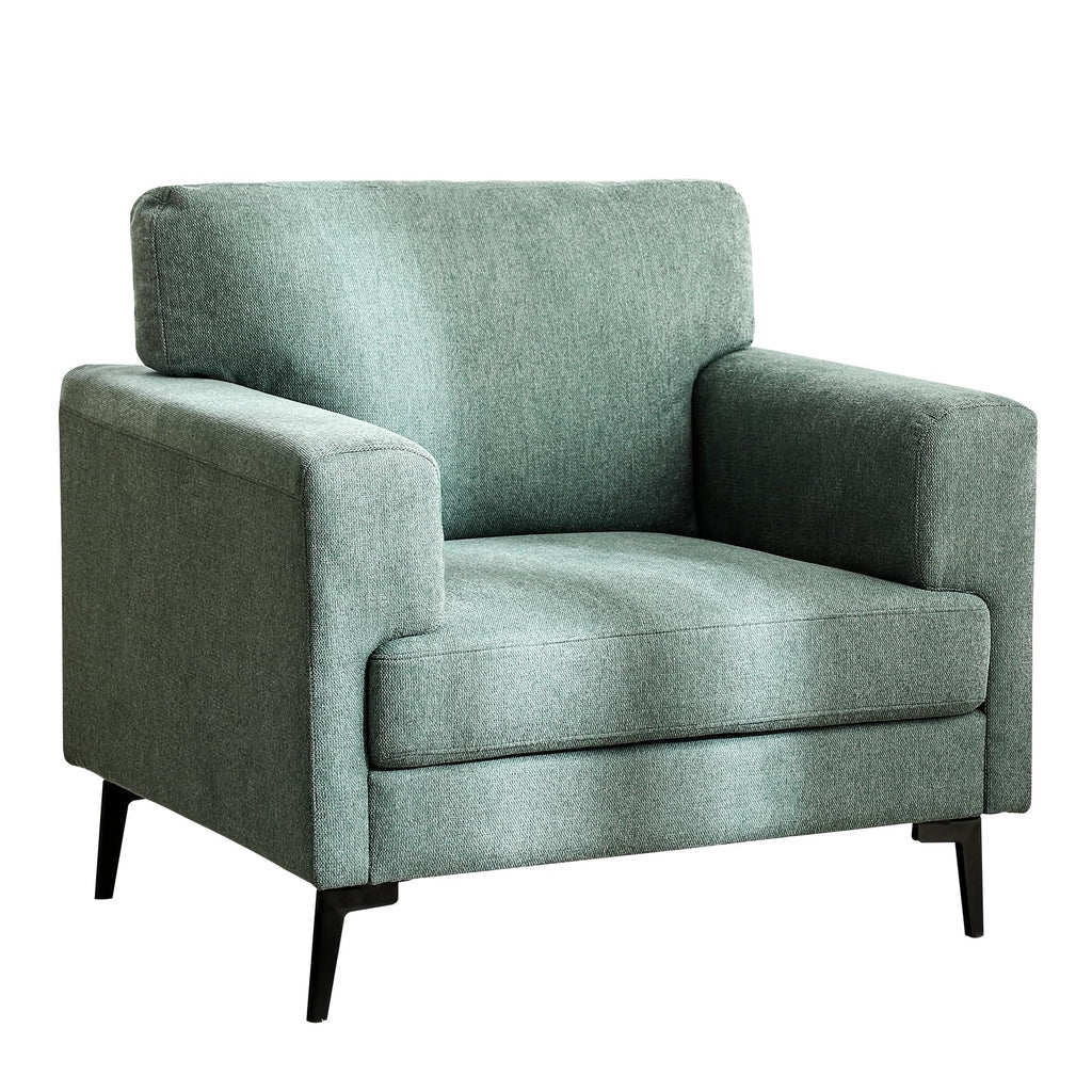 Oversized Linen Accent Chair 2PC B640071