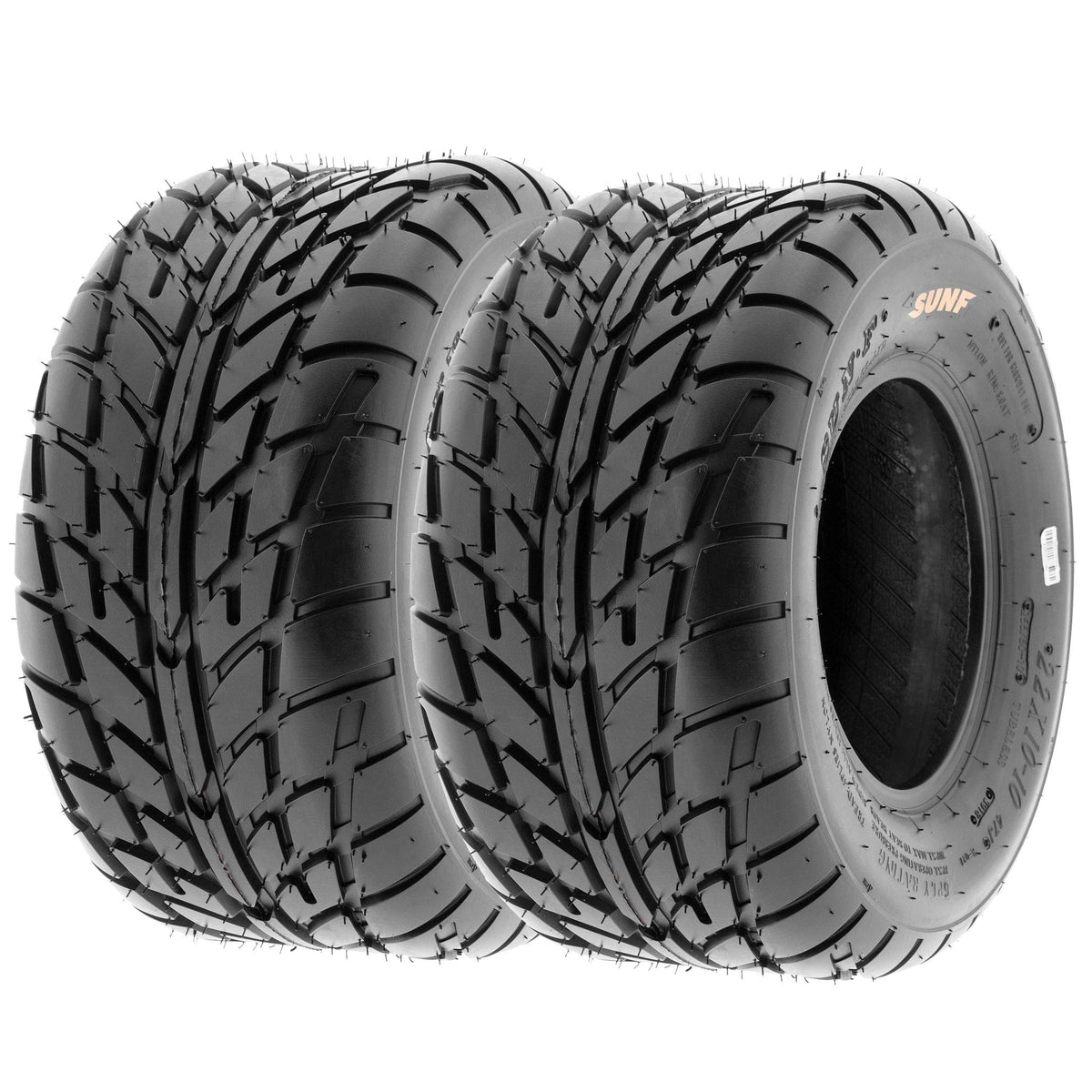 Set of 4 ATV UTV Tires 19x6-10 Front & 18x9.5-8 Rear Tubeless Z1873