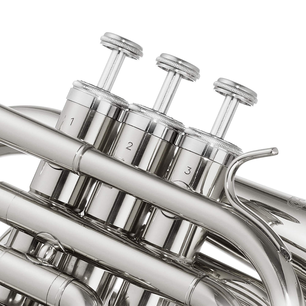 Bb Brass Pocket Trumpet with Nickel Plated Finish R86755