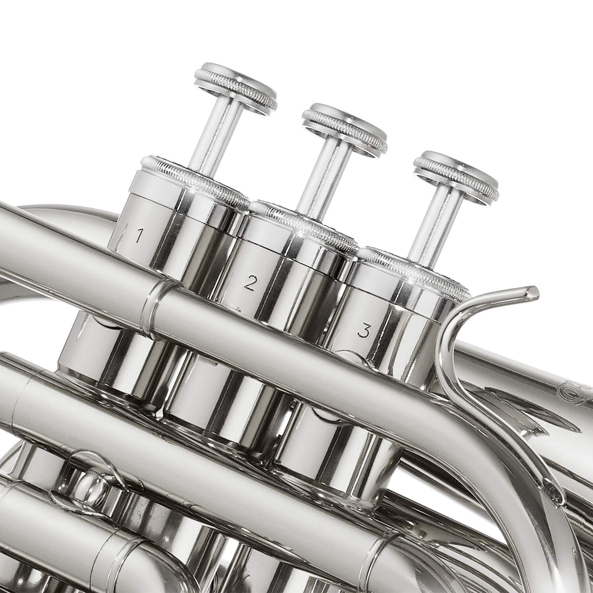 Bb Brass Pocket Trumpet with Nickel Plated Finish R86755