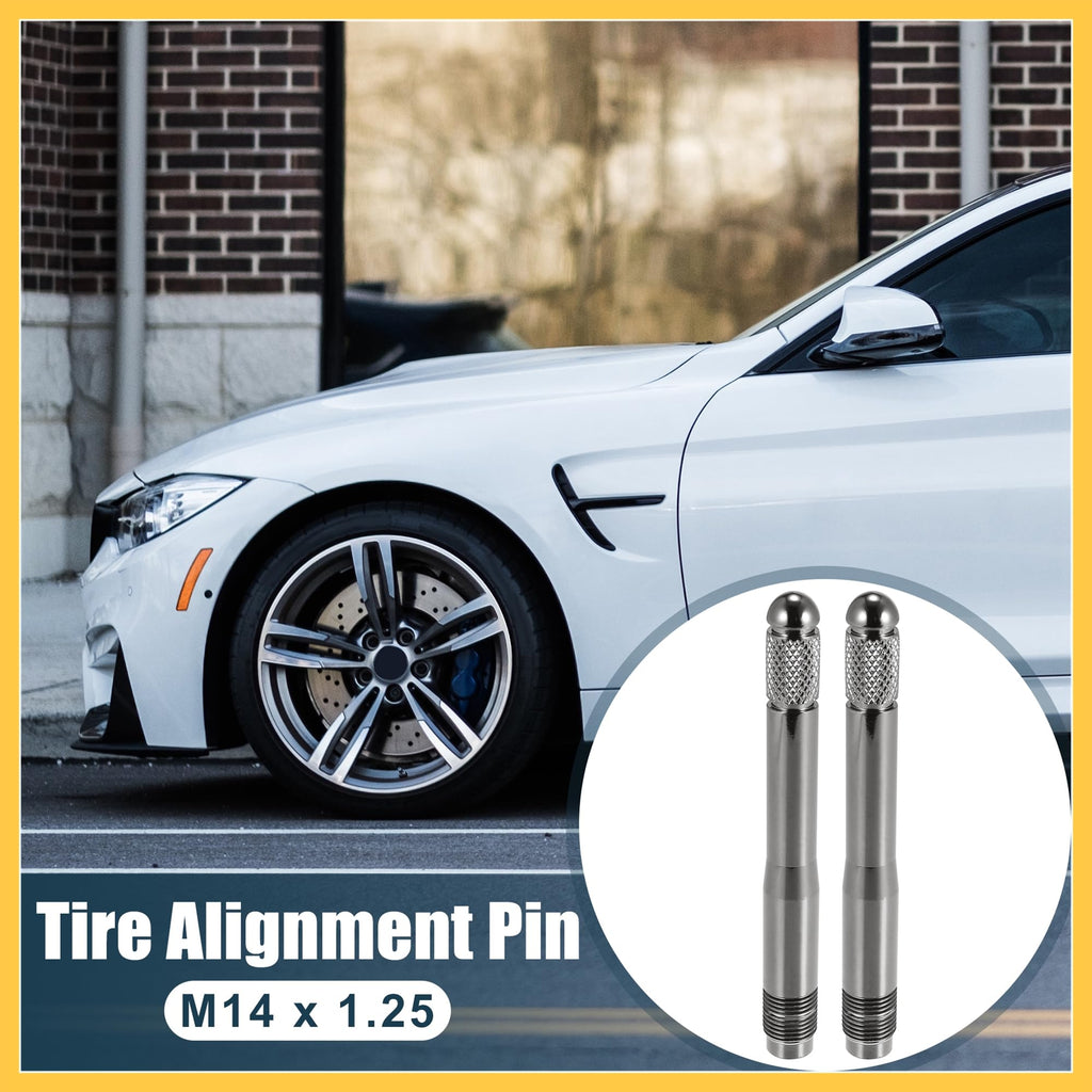2pcs Stainless Steel Wheel Hangers Alignment Pin M14x1.25 C3307