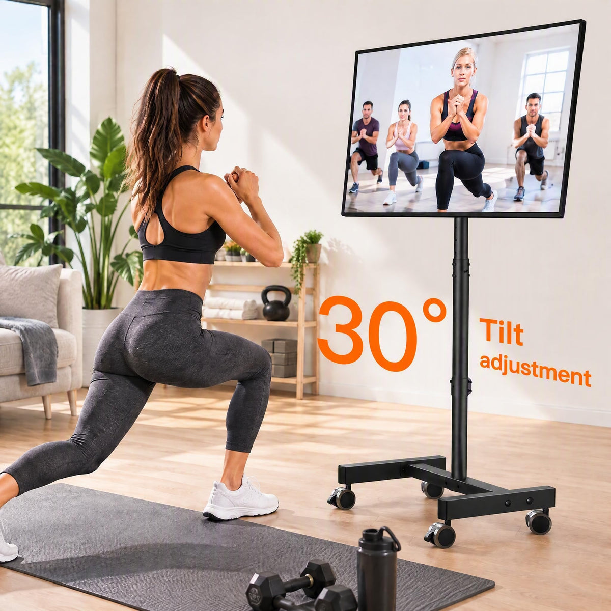 Rolling TV Stand for 13-50 inch TVs E7731