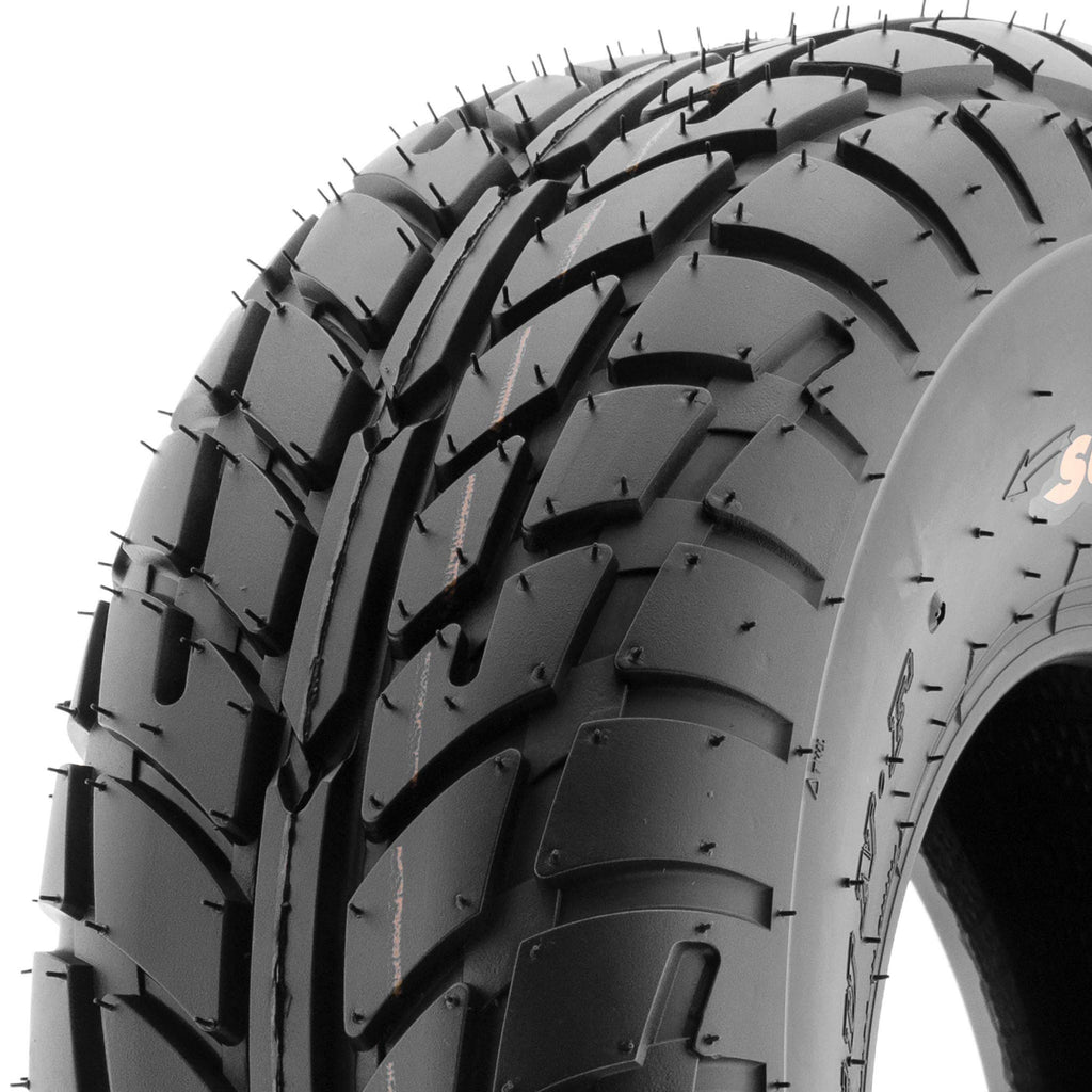 Set of 4 ATV UTV Tires 19x6-10 Front & 18x9.5-8 Rear Tubeless Z1873