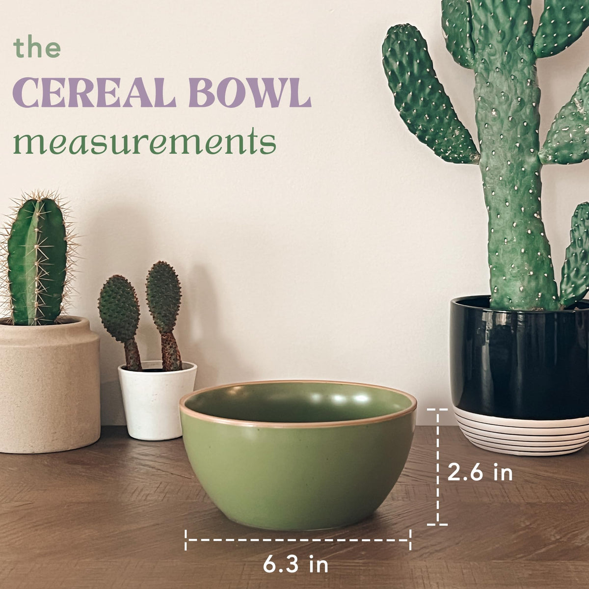 Ceramic Matte Bowls Set of 4 28oz B6474
