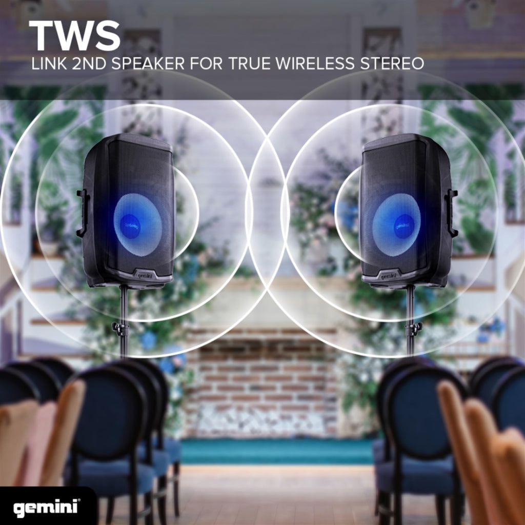 15" PA Speaker & Stand, 1000 Watts J679930