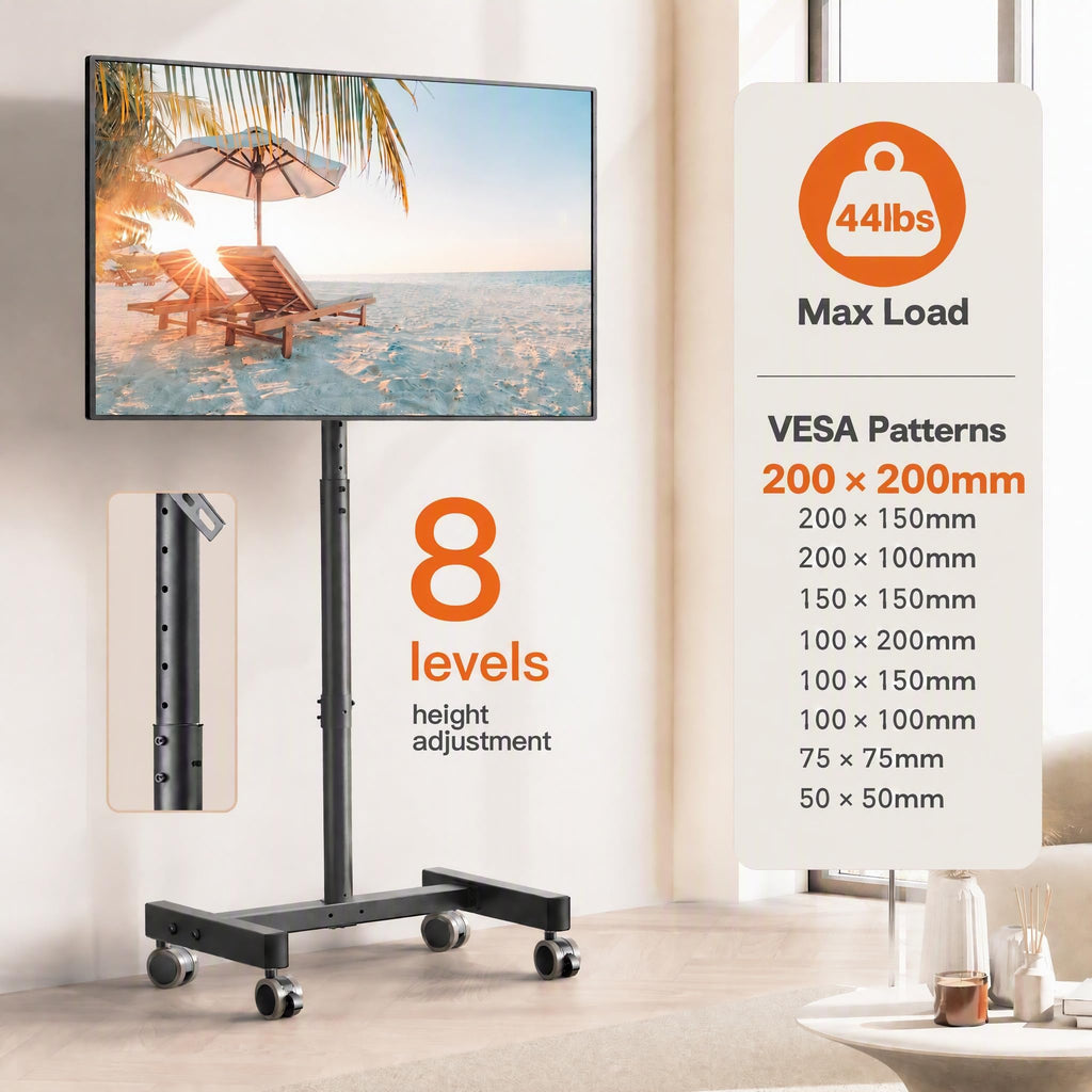 Rolling TV Stand for 13-50 inch TVs E7731