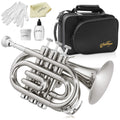 Bb Brass Pocket Trumpet with Nickel Plated Finish R86755