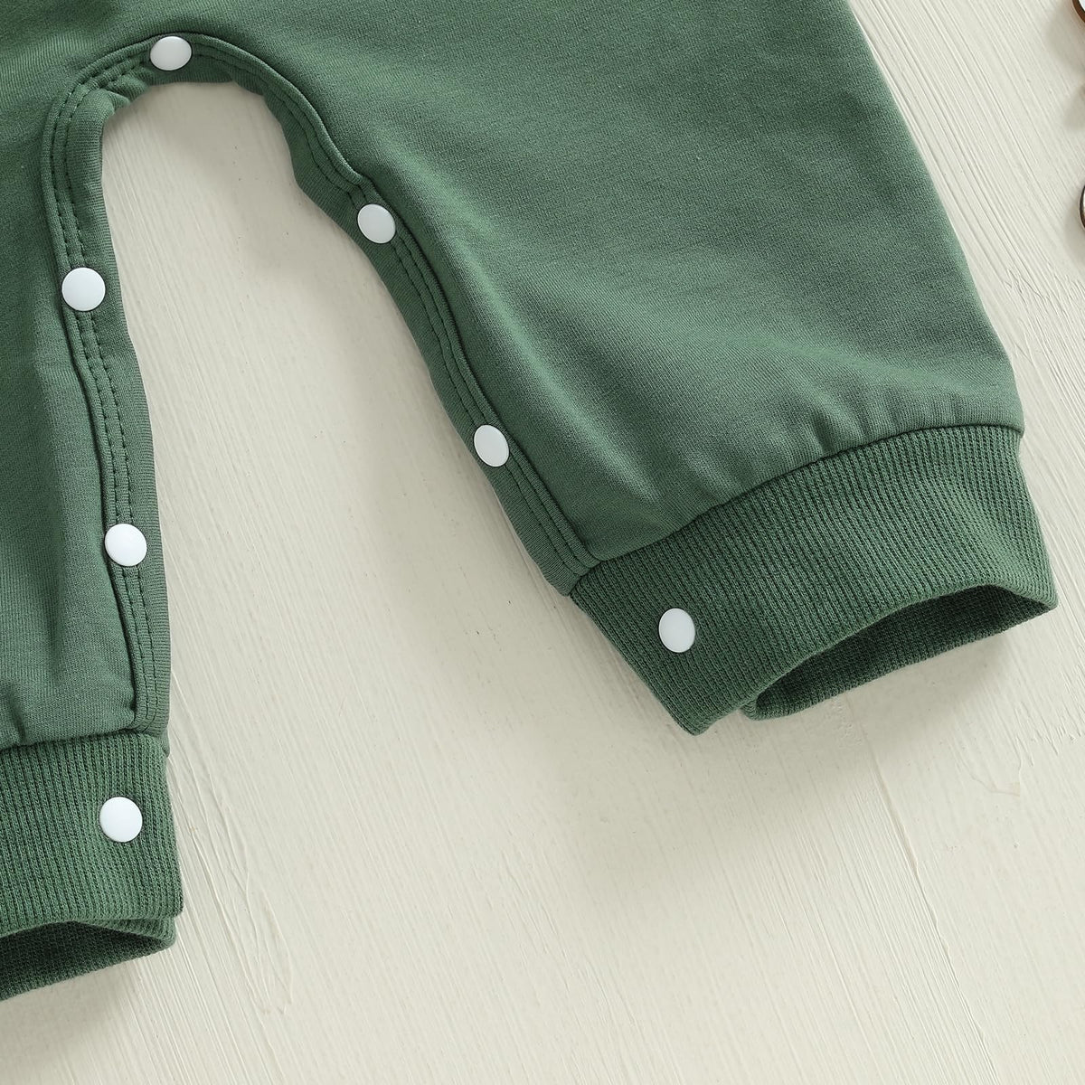 Newborn Thanksgiving Sweatshirt Jumpsuit Romper Y479