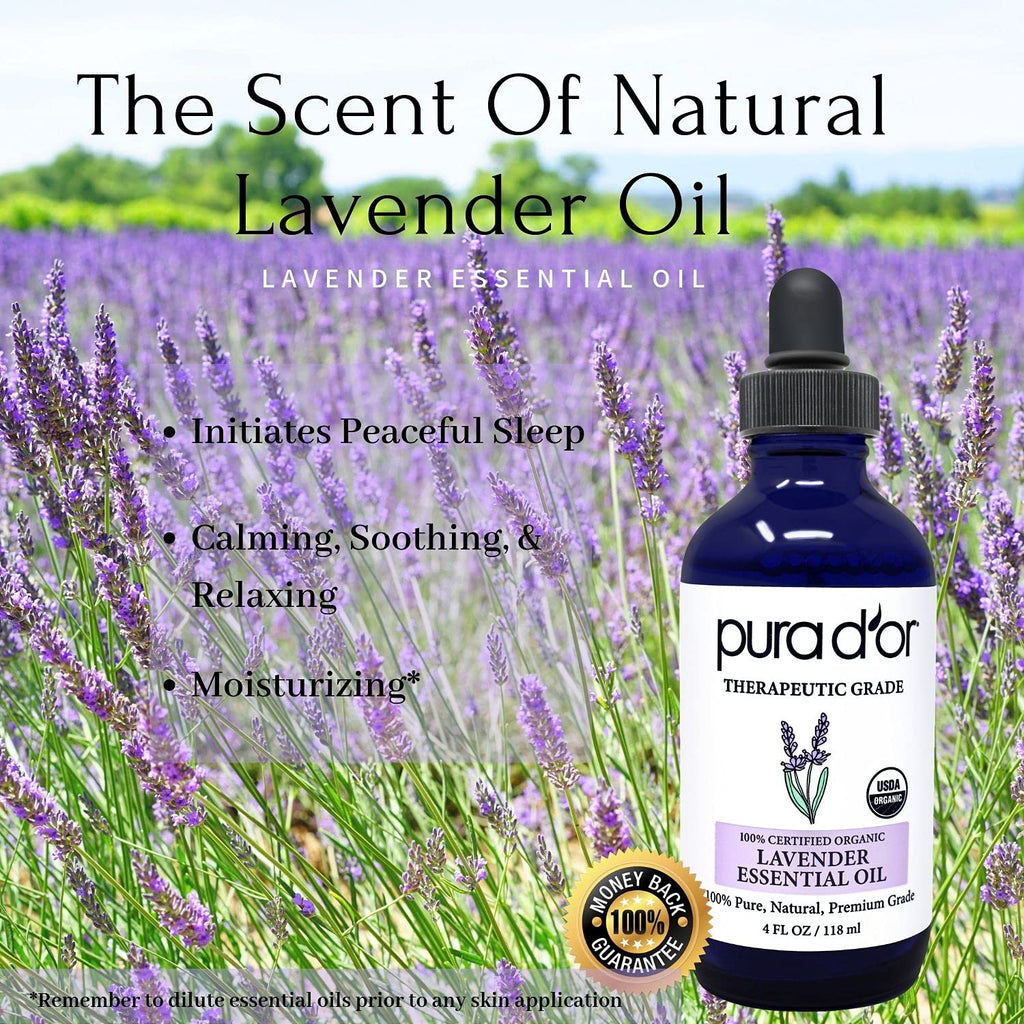 Organic Fractionated Coconut Oil & Lavender Essential Oil Bundle V2858