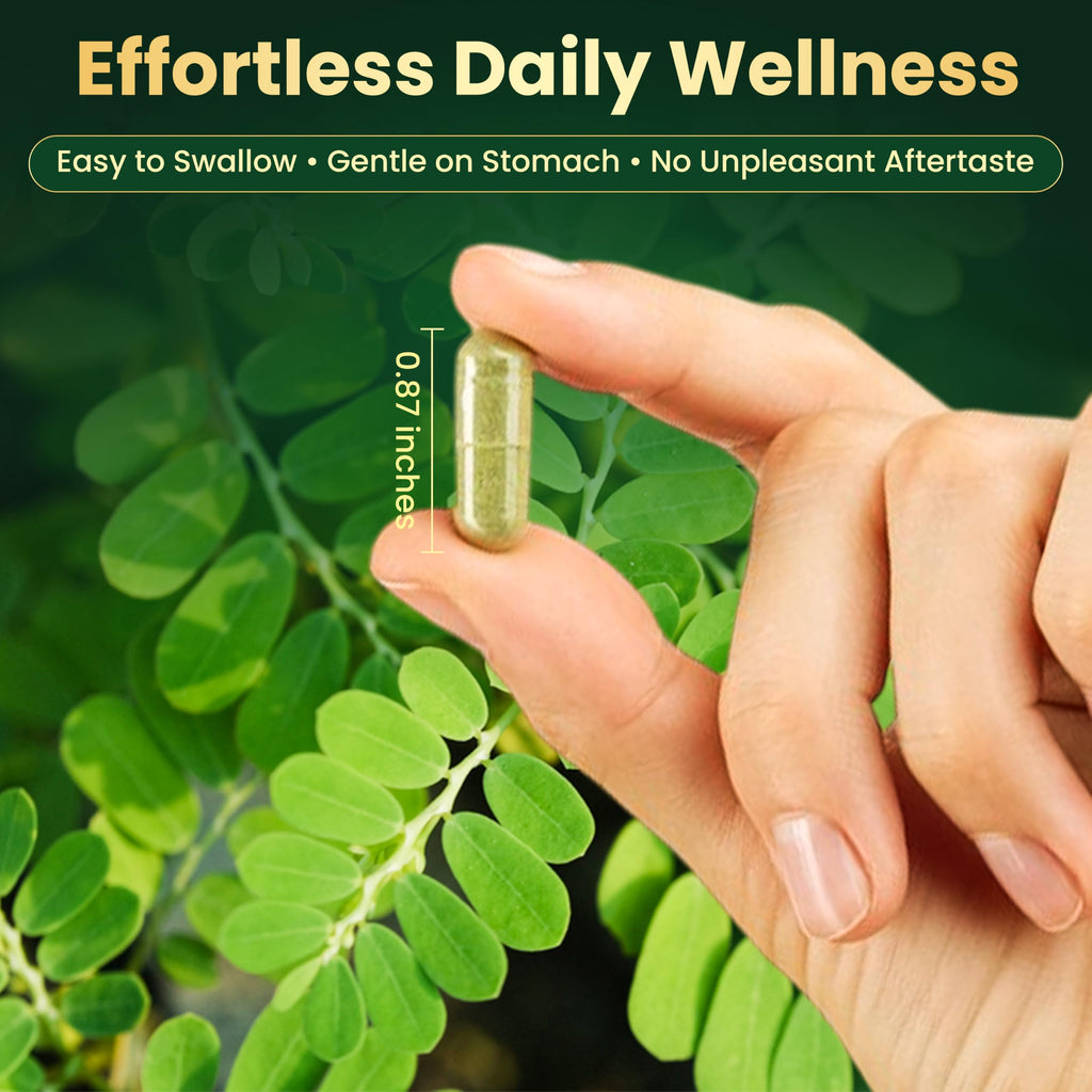 Moringa Capsules 1600mg 120 Vegan Capsules A7415