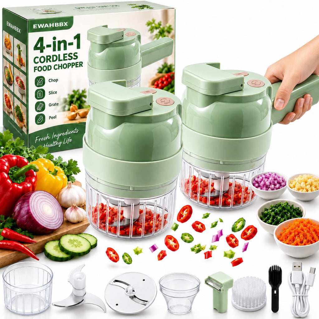 4 in 1 Handheld Electric Vegetable Chopper W2646
