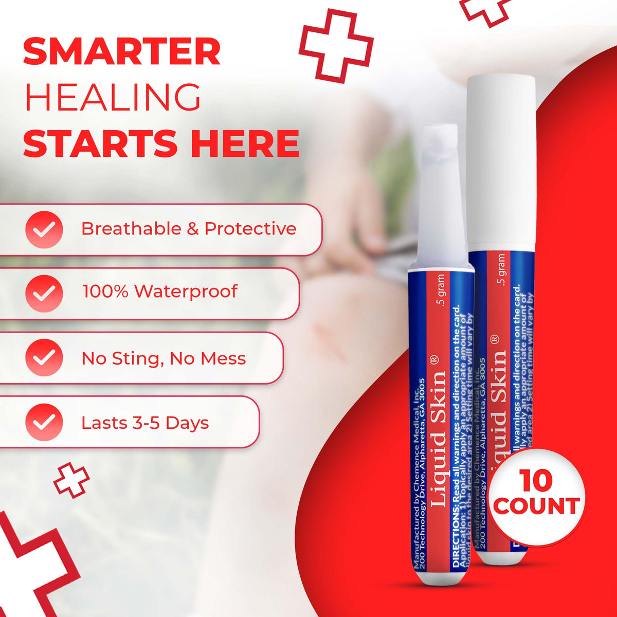 Waterproof Liquid Bandage 10 Count R952