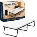 14″ High Folding Guest Bed with 3″ Memory Foam Mattress W38580
