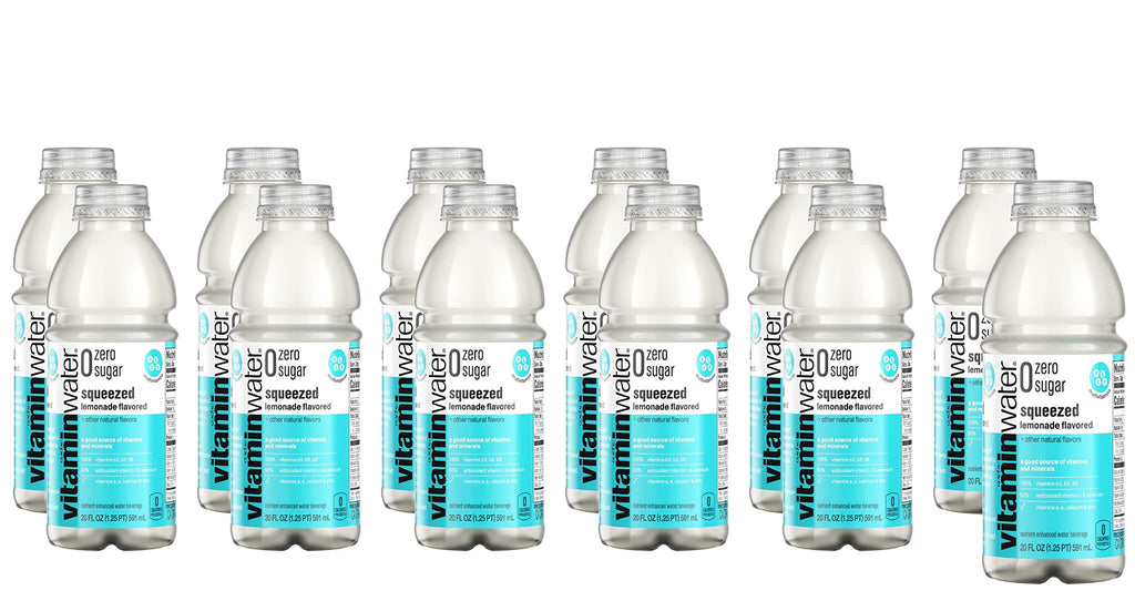 20 Fl Oz Vitamin Water ZERO Sugar Lemonade Pack of 12 R974