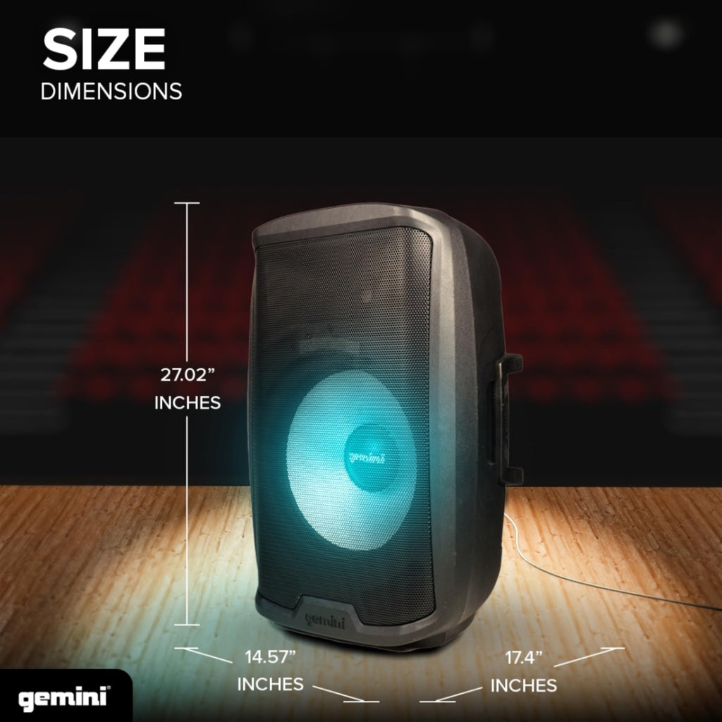 15" PA Speaker & Stand, 1000 Watts J679930