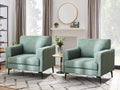 Oversized Linen Accent Chair 2PC B640071