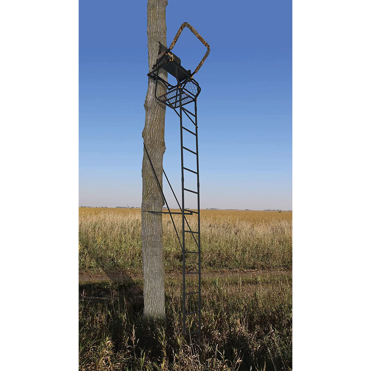 Adjustable 17 ft 1-Person Ladder Tree Stand M5493