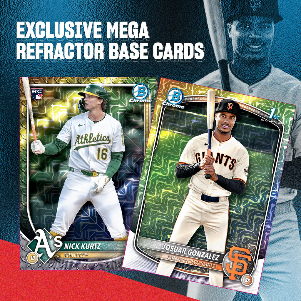 2025 Bowman Chrome Baseball Mega Box J599572