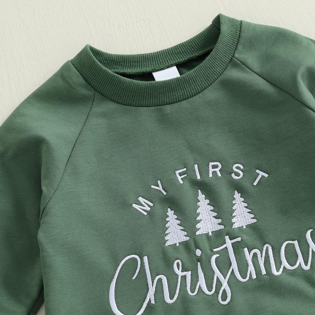Newborn Thanksgiving Sweatshirt Jumpsuit Romper Y479