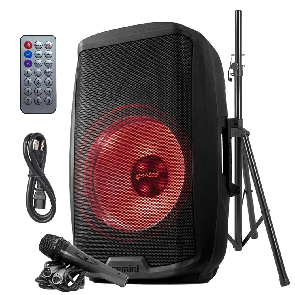 15" PA Speaker & Stand, 1000 Watts J679930